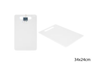 CookHouse Plastic Chopping Board White 34x24