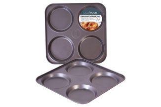 CookHouse Non-stick Yorkshire Pudding Tray (4 Cup)