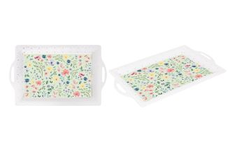 RSW Serving Tray Floral Design