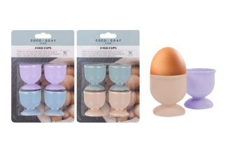 Coco & Gray Egg Cup Set Of 4 2 Assorted Colours