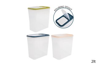RSW Dry Food Storage Container 2lt 3 Cols