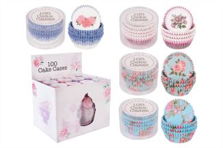RSW Cake Cases 100 Pack 4 Assorted Designs