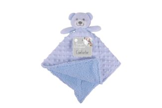 First Steps Soft Double Sided Baby Comforter Blanket Blue