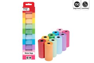 Smart Choice Rainbow Poop Bags 150 Pack